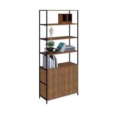 Estante Multiuso Steel Quadra 02 Portas Estilo Vermont