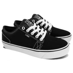 Tênis Qix Vulcan Allan Mesquita Preto Branco