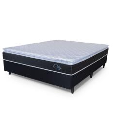 Cama Box Casal Colchão - Molas Ensacadas City Pillow Hellen