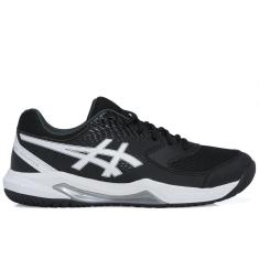 Tênis Asics Gel Dedicate 8 All Court Preto e Branco