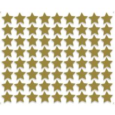 Adesivo de Parede Estrelas Douradas 54un - Quartinhos