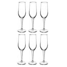 Taça De Champagne 6 Peças Bormioli Riserva Cristalin 205ml