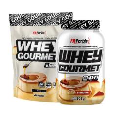Kit Pote + Refil Whey Protein Gourmet - FN Forbis Nutrition, Único, Pu