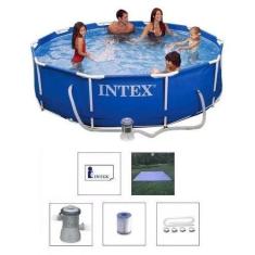 Piscina Intex 4485 Litros Estrutural com Bomba Filtrante 110v e Forro