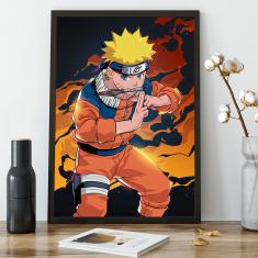 Quadro Decorativo Naruto Desenho Anime Salas Quartos Decorações