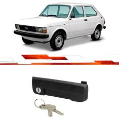 Maçaneta Externa Porta Dianteira Esquerda Fiat 147 1976 a 1987 Fiorino 1982 a 1987 com Chave