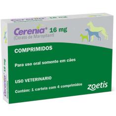 Antiemético Zoetis Cerenia de 4 Comprimidos - 16 mg