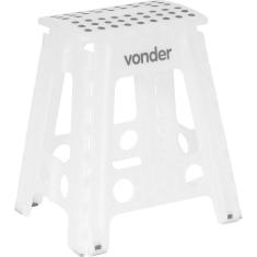 Banqueta Plástica Dobrável Altura 450mm - Vonder