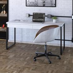 Mesa para Escritório 150cm 2 Gavetas Kuadra