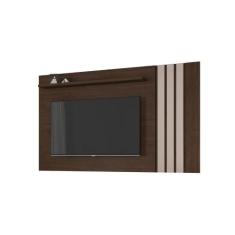 Painel Atraente para TV 70 JCM Movelaria, Café/Off White