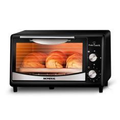 Forno Pratic Cook 6L Mondial Preto 650W FR-09, Preto, 220V