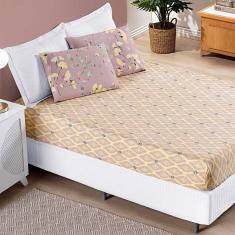 Jogo De Lençol Queen Bouti Estampado 3 Peças - Lavanda