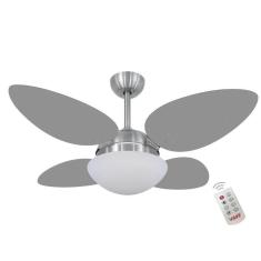 Ventilador Volare Petalo Quad Titanio 220V E Controle Remoto