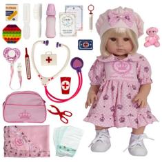 Boneca Baby Alive 100% Silicone Realista Bolsa Maternidade - Cegonha R