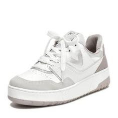 Tenis Feminino FlatForm Casual Via Marte 042-001-Feminino