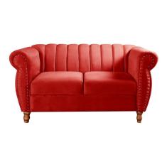Sofá Realeza Namoradeira Chesterfield Decoração Vintage Retrô