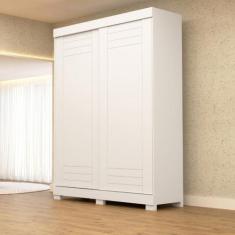 Guarda Roupas Solteiro 2 Portas 2 Gavetas Ayla ACP - ACP Móveis, Branc