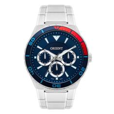 Relógio orient masculino MBSSM082 D1SX prata