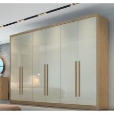 Guarda Roupa Casal 6 Portas 8 Gavetas Himalaia - Móveis Novo Horizonte