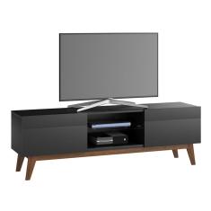 Rack Classic Imcal Com 2 Gavetas 1.8 Preto Fosco - 11847