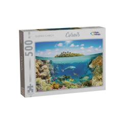 Quebra Cabeça Com  500 Peças Corais Puzzle Colorido