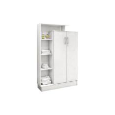 Armário Multiuso Demóbile Elite c/2 Portas Branco, Branco