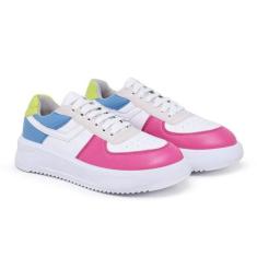 Tênis Feminino Branco Retrô Casual Sneaker Clássico Confortável - RINA