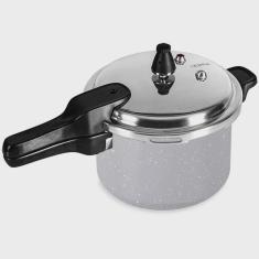 Panela de Pressão Indução Antiaderente Brinox 4,2L Ceramic Life Super Gris Cinza 4954/101