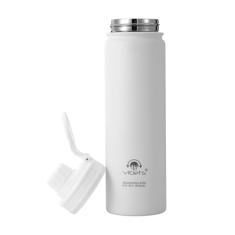 Garrafa térmica inox 650 ml FIT Branca Vibets®