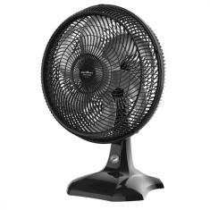 Ventilador de Mesa Britânia 40cm 6 Pás 3 Velocidades Preto BVT400 220V