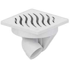 Ralo com Saída Articulada 100x40 Branco