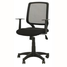  Cadeira Giratória Ávila Rivattis Tela Mesh Estrutura Polipropileno Base Rodízio Nylon