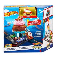 Pista Hot Wheels Conjunto Sorveteria Na Cidade - Mattel