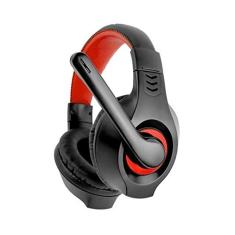 Headset Gamer Kross Khareus P2 Preto e Vermelho KE-HS098