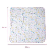 Toalha de banho bebê c/ capuz tecido de fralda soft-enxoval - CHARMINH