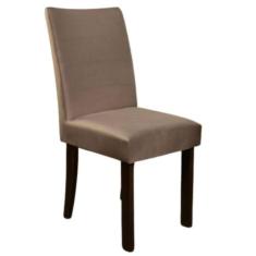 Kit 6 Capa de Cadeira Spandex Mesa Sala Jantar Chocolate - Charme do D