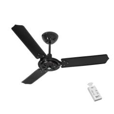Ventilador Ipanema Preto 110V 3 Pás e Controle - CasaH, 110V