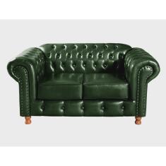 Namoradeira Sofá Chesterfield com Capitonê Luís Xv