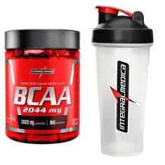 Bcaa 90 Caps + Coqueteleira 1 Dose Integralmedica, 1 Unidade, 90 Cápsu