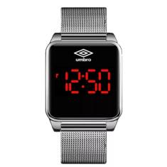 Relógio De Pulso Umbro Umb-051-S Led Touch Prata