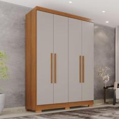 Guarda-roupa Casal 4 Portas 2 Gavetas França - Espresso Móveis