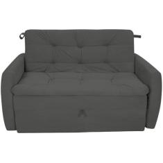Sofá Cama2 Lugares Meg Cinza Matrix, Cinza, 2