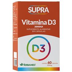 Supra Vitamina D3-2000ui 60 Cápsulas - Herbamed