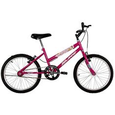 Bicicleta Aro 20 Feminina Menina Sissa Infantil Rosa Pink