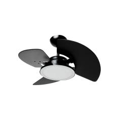 Ventilador de Teto Aventador Preto Led 24W 6000K 127V Tron