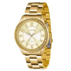 Relógio Feminino Lince Lrg4339L C2Kx Dourado