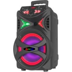 Amvox Caixa de Som Amplificada ACA 255 Hit - 250W RMS, Bluetooth, Rádio FM, USB