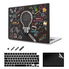 Capa para MacBook Air de 15,3 polegadas lançada em 2023 e 2024 (modelo A2941 M2) com tela retina, capa rígida de plástico e película de teclado e protetor de tela, folha de janela-B2 (fórmula de