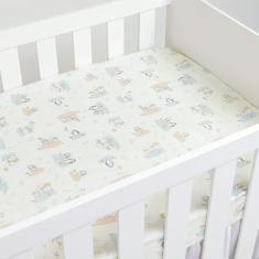 Lençol Papi C/Elástico Tamanho Americano Estampado 1,30M X 70Cm X 12Cm 01 Un