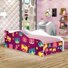 Cama Like Aquarela dos Ursinhos Solteiro Com Colchão - Mais de Casa